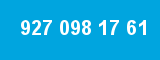 927 098 17 61 927 098 17 61